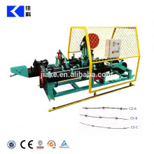 Fencing wire braiding barbed wire making machine